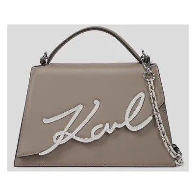 Crossbody karl lagerfeld k/signature 2.0 md crossbody ash grey