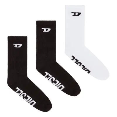 Ponožky diesel skm-d-crew-sport-socks socks black