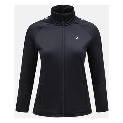 Mikina peak performance w rider zip jacket black