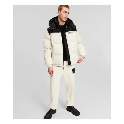 Bunda karl lagerfeld jeans klj blocked puffer jacket black/ whitecap gray