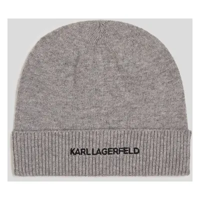 Čepice karl lagerfeld k/essential beanie grey