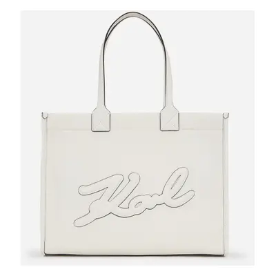 Kabelka karl lagerfeld k/skuare lg tote grainy off white