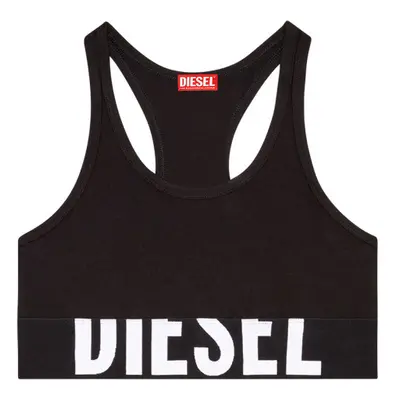 Spodní prádlo diesel ufsb-cotton-race-bralette b black