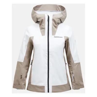 Bunda peak performance w rider tech insulated jacket offwhite