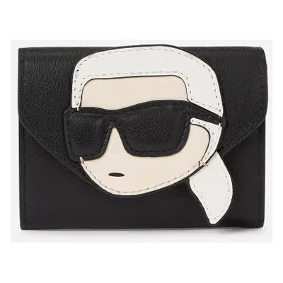 Peněženka karl lagerfeld k/ikonik 2.0 leather wlt karl black