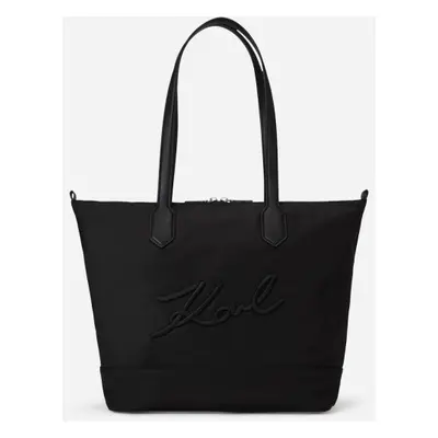 Kabelka karl lagerfeld k/signature nylon md tote black