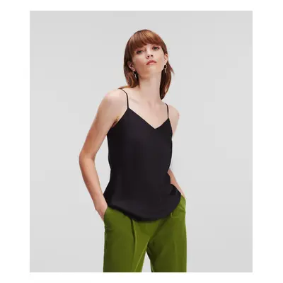 Halenka karl lagerfeld silky camisole black