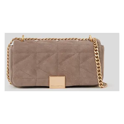 Crossbody karl lagerfeld k/kuilt sp sm crossbody nubuck ash grey