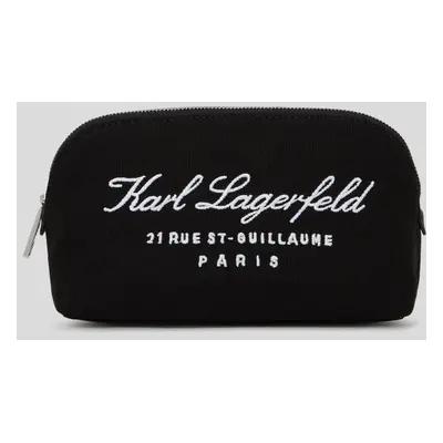 Kosmetická taška karl lagerfeld hotel karl vanity case canvas black