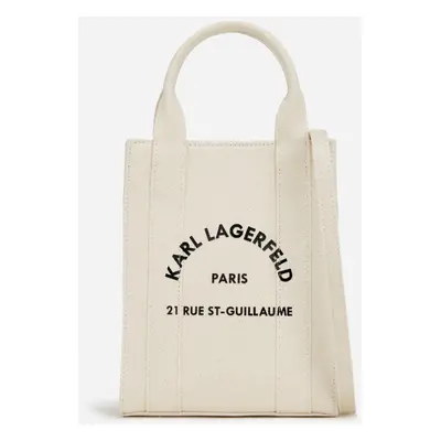 Kabelka karl lagerfeld rsg square small tote natural