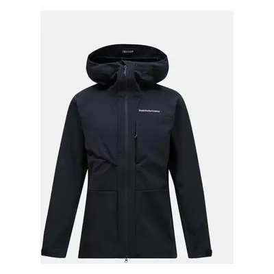 Bunda peak performance ascent softshell jacket black