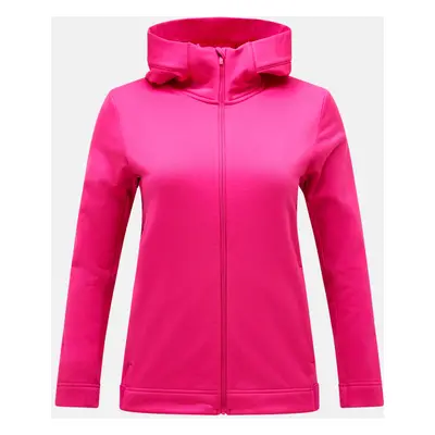 Mikina peak performance w rider tech zip hood beetroot purple