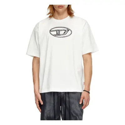 Tričko diesel t-boxt-q22 t-shirt off white