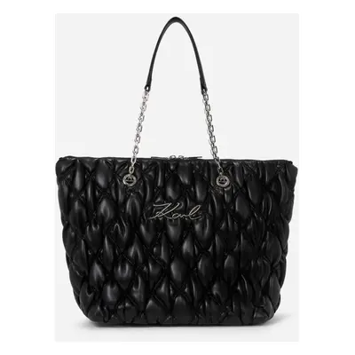 Kabelka karl lagerfeld k/signature kuilt tote black