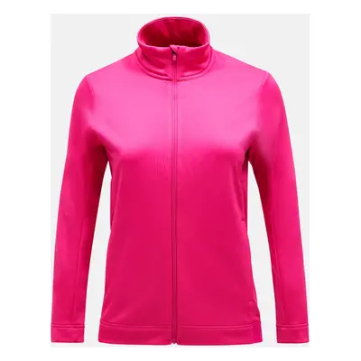 Mikina peak performance w rider tech zip jacket beetroot purple