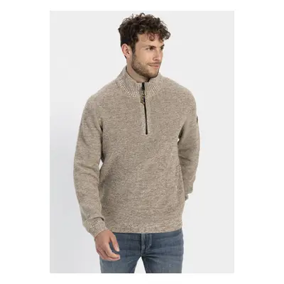 Svetr camel active pullover troyer sand