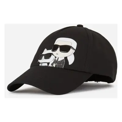 Kšiltovka karl lagerfeld k/ikonik 2.0 cap xl kc black