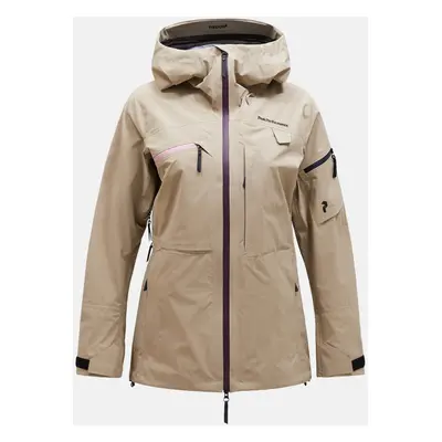 Bunda peak performance w alpine gore-tex jacket avid beige