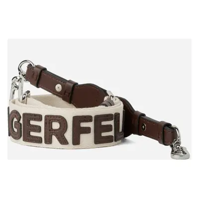 Popruh na kabelku karl lagerfeld k/circle strap dark chocolate