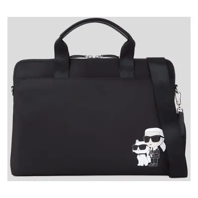 Taška na notebook karl lagerfeld k/ikonik 2.0 nylon laptop bag black