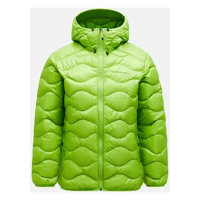 Bunda peak performance helium down hood jacket stand out green