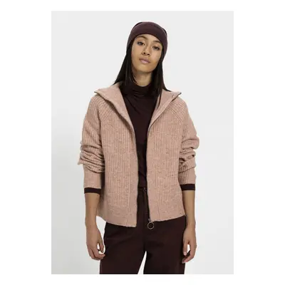 Svetr camel active knitwear sepia brown