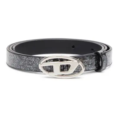 Opasek diesel oval d logo b-1dr belt black multicolor