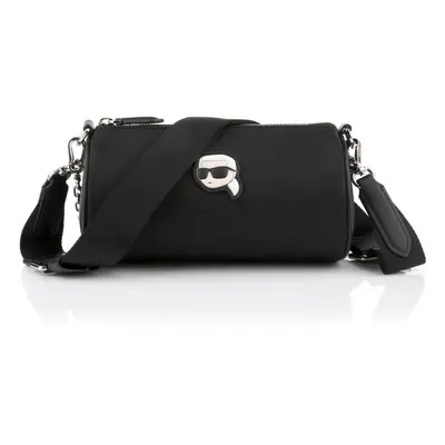 Kabelka karl lagerfeld k/ikonik 2.0 nylon barrel bag black