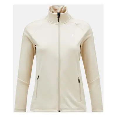 Mikina peak performance w rider zip jacket sand fog