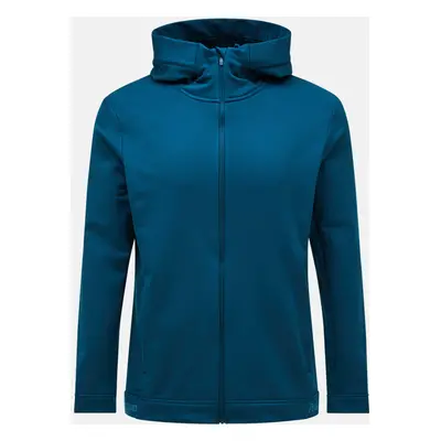 Mikina peak performance rider tech zip hood infinity teel