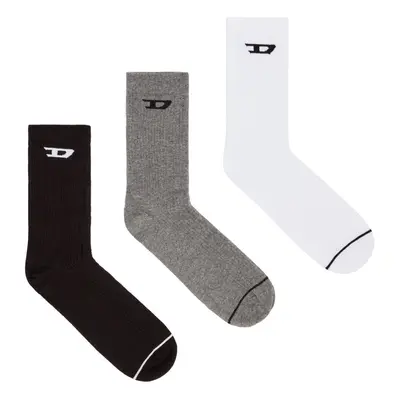 Ponožky diesel skm-d-crew-light-socks socks multicolor