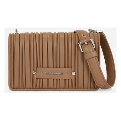 Crossbody karl lagerfeld k/kushion sm flap cb mushroom brown