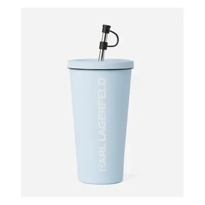 Hrnek karl lagerfeld k/essential cup with straw artic ice