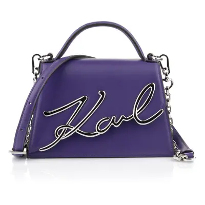 Crossbody karl lagerfeld k/signature 2.0 sm crossbody deep purple