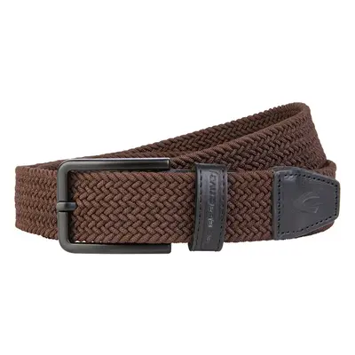 Opasek camel active stretch belt dark brown