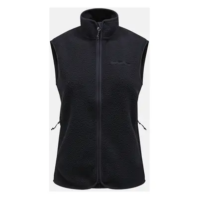 Vesta peak performance w pile vest black