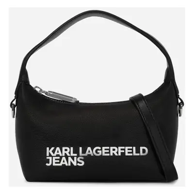 Kabelka karl lagerfeld jeans essential logo mini top handle black