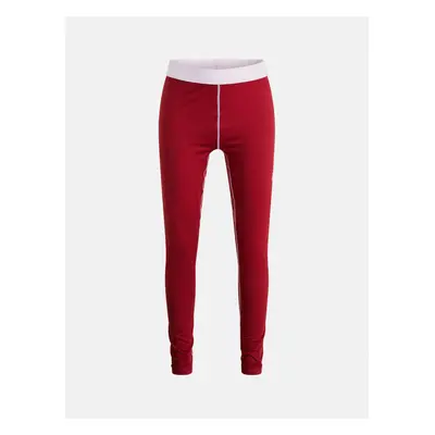 Termo prádlo peak performance jr spirit long john rogue red/the alpine/rogue red