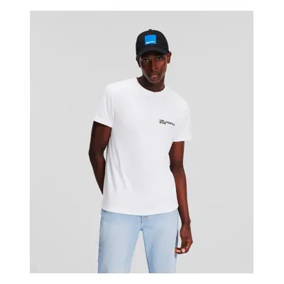 Tričko karl lagerfeld jeans klj slim sslv tee white