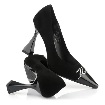 Lodičky karl lagerfeld debut ii signia pump black suede