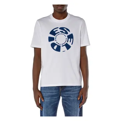 Tričko diesel t-adjust-k9 t-shirt bright white