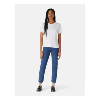 Džíny trussardi pocket mid rise relaxed fit ming blue