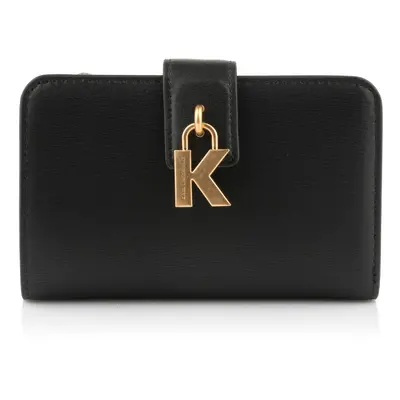 Peněženka karl lagerfeld k/lock md compact wallet black