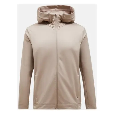 Mikina peak performance m rider tech zip hood avid beige