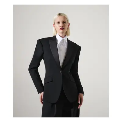 Blejzr karl lagerfeld tailored blazer black