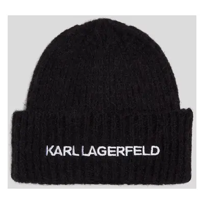 Čepice karl lagerfeld k/essential beanie black