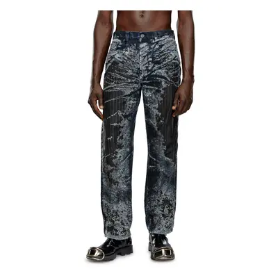 Džíny diesel d-macs-fse-2 trousers blue denim