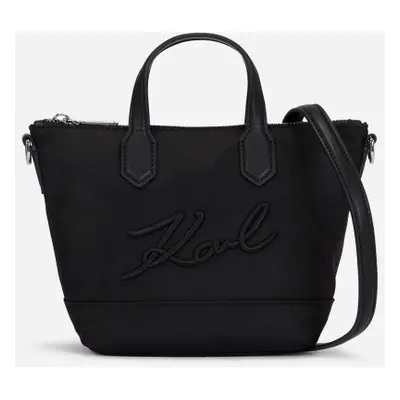 Kabelka karl lagerfeld k/signature nylon sm tote black