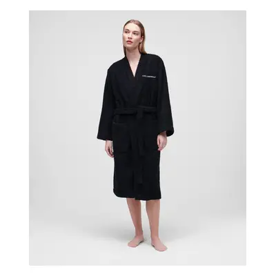 Župan karl lagerfeld ikonik 2.0 bathrobe black