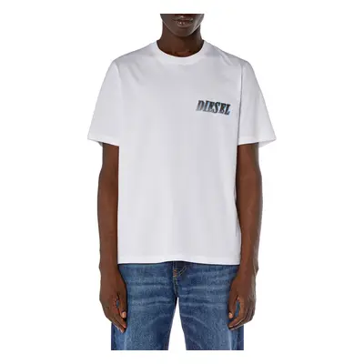 Tričko diesel t-adjust-k12 t-shirt bright white